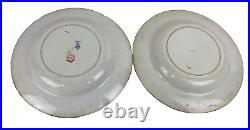 Vintage Antique English Ceramic Plates From Ningpo Wedgwood Set Of Two