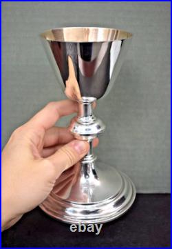 Vintage Antique English Chalice, Cup Sterling Silver, 7 ht. (AH709)