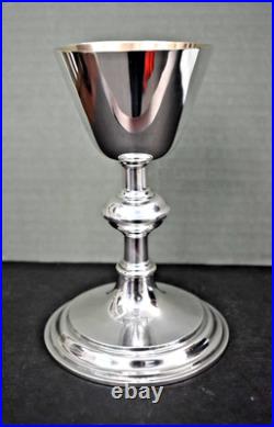 Vintage Antique English Chalice, Cup Sterling Silver, 7 ht. (AH709)