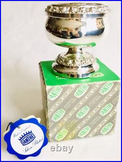 Vintage/Antique English Ian Heath Ltd IANTHE Silver Plated 3.25/8cm Rose Bowl