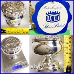 Vintage/Antique English Ian Heath Ltd IANTHE Silver Plated 3.25/8cm Rose Bowl