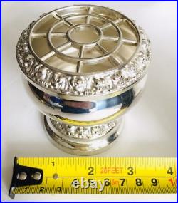 Vintage/Antique English Ian Heath Ltd IANTHE Silver Plated 3.25/8cm Rose Bowl