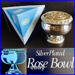 Vintage/Antique English Ian Heath Ltd IANTHE Silver Plated 3.5/9cm Rose Bowl
