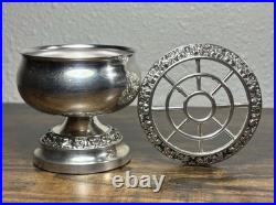 Vintage Antique English Ian Heath Ltd IANTHE Silver Plated Rose Bowl