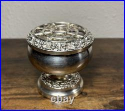 Vintage Antique English Ian Heath Ltd IANTHE Silver Plated Rose Bowl