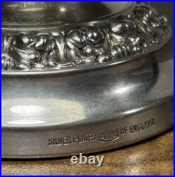 Vintage Antique English Ian Heath Ltd IANTHE Silver Plated Rose Bowl