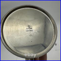 Vintage Antique English Pewter Pint Tankard or Mug, James Yates, 19th Century