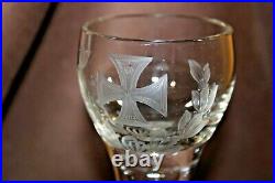 Vintage Antique English Sling Glass (with a 1914 date on the Etched Cross)