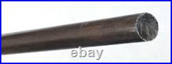 Vintage Antique English Sterling Silver Buffalo Horn Handle Walking Stick Cane