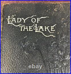 Vintage / Antique Lady Of The Lake by Sir Walter Scott With Leather Cover