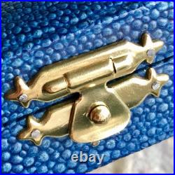 Vintage/Antique Ornate English Silver Plated Fish Cutlery Set In Silk Lined Box