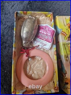 Vintage Antique Penguin Baby Rattle Electro Plate on Nickel Silver English Boxed