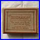 Vintage Antique Religous Scrolls Box'Exceeding Great & Precious Promises' Bible