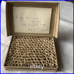 Vintage Antique Religous Scrolls Box'Exceeding Great & Precious Promises' Bible