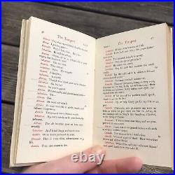 Vintage Antique Shakespeare Books Of Plays & Poems x39 Red Letter 1906