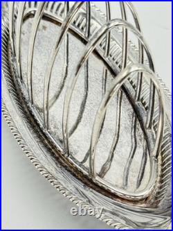 Vintage Antique Style English SHEFFIELD Silverplate 6 Slice Toast Rack