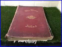 Vintage Antique The Times Atlas Of The World Hardback Early Edition Rare. Large