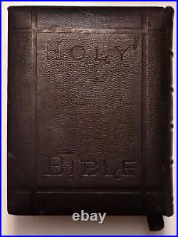 Vintage Antique Unused Holy Bible Holman 1881 Won Awards