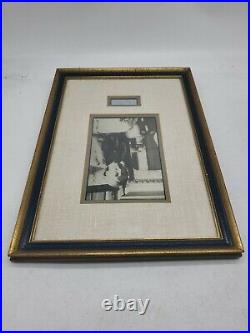 Vintage Antique VIRGINIA WOOLF English Writer Photo Signature Matted Framed R2