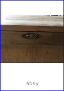 Vintage Antique solid wood wall cabinet devol / Plain English Style kitchen Unit