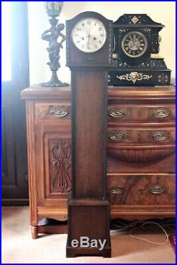 Vintage Art Deco English 8-Day Movement Granddaughter Striking Clock