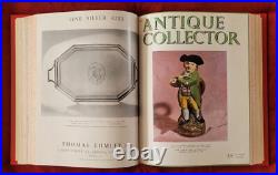 Vintage Book Antique Collector Magazine X6 Bound 1955 Feb Apr June Aug Oct Dec