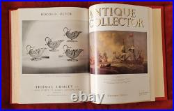 Vintage Book Antique Collector Magazine X6 Bound 1955 Feb Apr June Aug Oct Dec