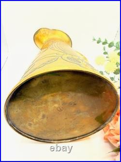 Vintage Brass Art Nouveau Jug / Pitcher Large English Beldray Decorative Vase