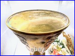 Vintage Brass Art Nouveau Jug / Pitcher Large English Beldray Decorative Vase