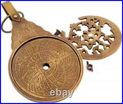 Vintage Brass Astrolabe 8 English Globe Navigation Antique Maritime Astrologica