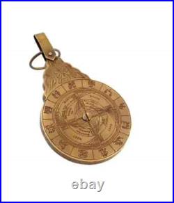 Vintage Brass Astrolabe 8 English Globe Navigation Antique Maritime Astrologica