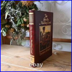 Vintage British Leather Book Antique English Decor Collectible Leatherbound Boo