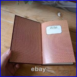 Vintage British Leather Book Antique English Decor Collectible Leatherbound Boo