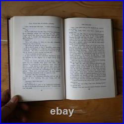 Vintage British Leather Book Antique English Decor Collectible Leatherbound Boo