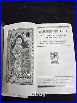 Vintage Catholic Prayer Book, Vintage Extremely Rare, Collectable