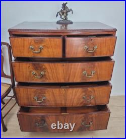 Vintage Chest of Drawers Mid 20th Century English Mahogany Delivery Available