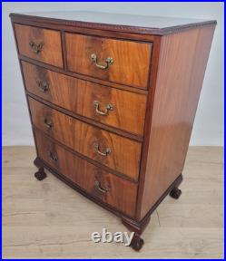 Vintage Chest of Drawers Mid 20th Century English Mahogany Delivery Available