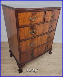 Vintage Chest of Drawers Mid 20th Century English Mahogany Delivery Available