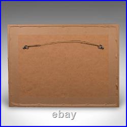 Vintage County Map, Middlesex, English, Framed 16th Century Print, John Norden