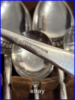 Vintage Cutlery Canteen 47 piece silver plated Old English Sheffield VGC