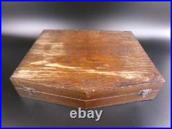 Vintage Cutlery Canteen / Set for 6. Old English pattern. Silver Plated. 1920's