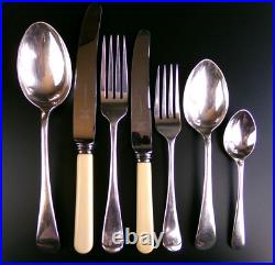 Vintage Cutlery Canteen / Set for 6. Old English pattern. Silver Plated. 1930's