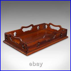 Vintage Decorative Serving Tray, English, Cocktail Platter, Georgian Revival