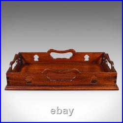 Vintage Decorative Serving Tray, English, Cocktail Platter, Georgian Revival