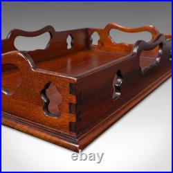 Vintage Decorative Serving Tray, English, Cocktail Platter, Georgian Revival