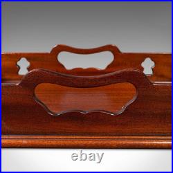 Vintage Decorative Serving Tray, English, Cocktail Platter, Georgian Revival