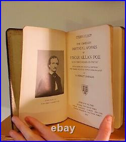 Vintage Edgar Allan Poe Poetry Collection Rare 1919 Edition