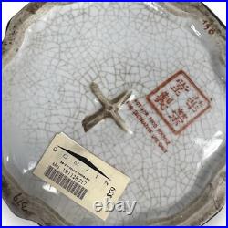 Vintage English Antique Style Porcelain Lidded Biscuit Jar Excellent Condition