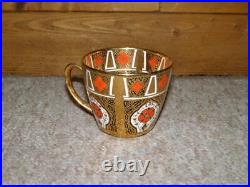 Vintage English Bone China Burtondale Imari 2 Mugs/Tankards Plus Cup & Saucer