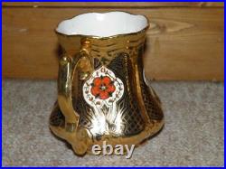 Vintage English Bone China Burtondale Imari Set Of Three Matching Mugs/Tankards